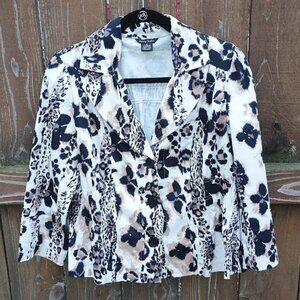 Sunny Taylor Animal Print Jacket Sz. M